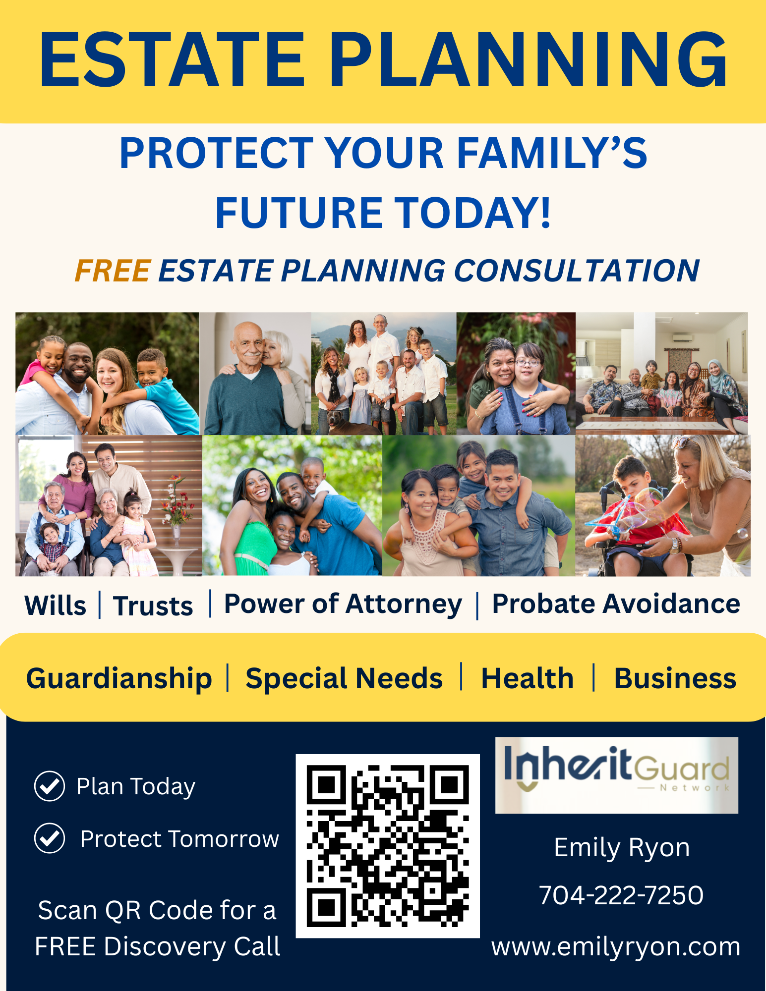 Estate Planning consultation advertisement from Emily Ryon